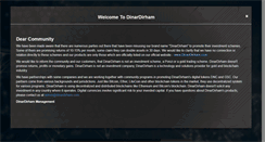 Desktop Screenshot of dinardirham.com